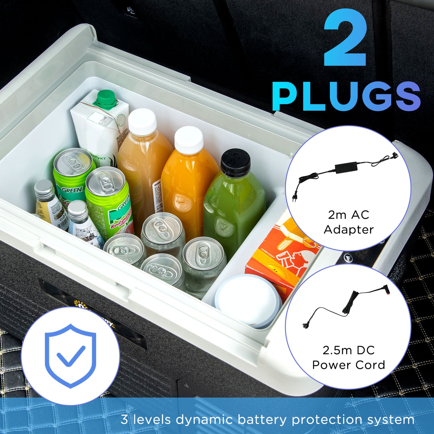 30L 12V Portable Car Refrigerator – Freezer for Camping, Driving, and Outdoor Adventures by Outsunny