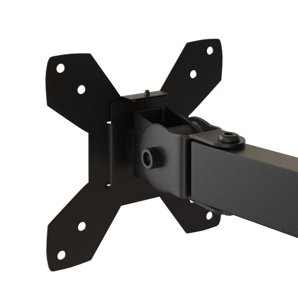 Adjustable Monitor Desk Mount – Steel Arm for 13"-27" Screens, VESA 75/100 mm, Clamp & Grommet