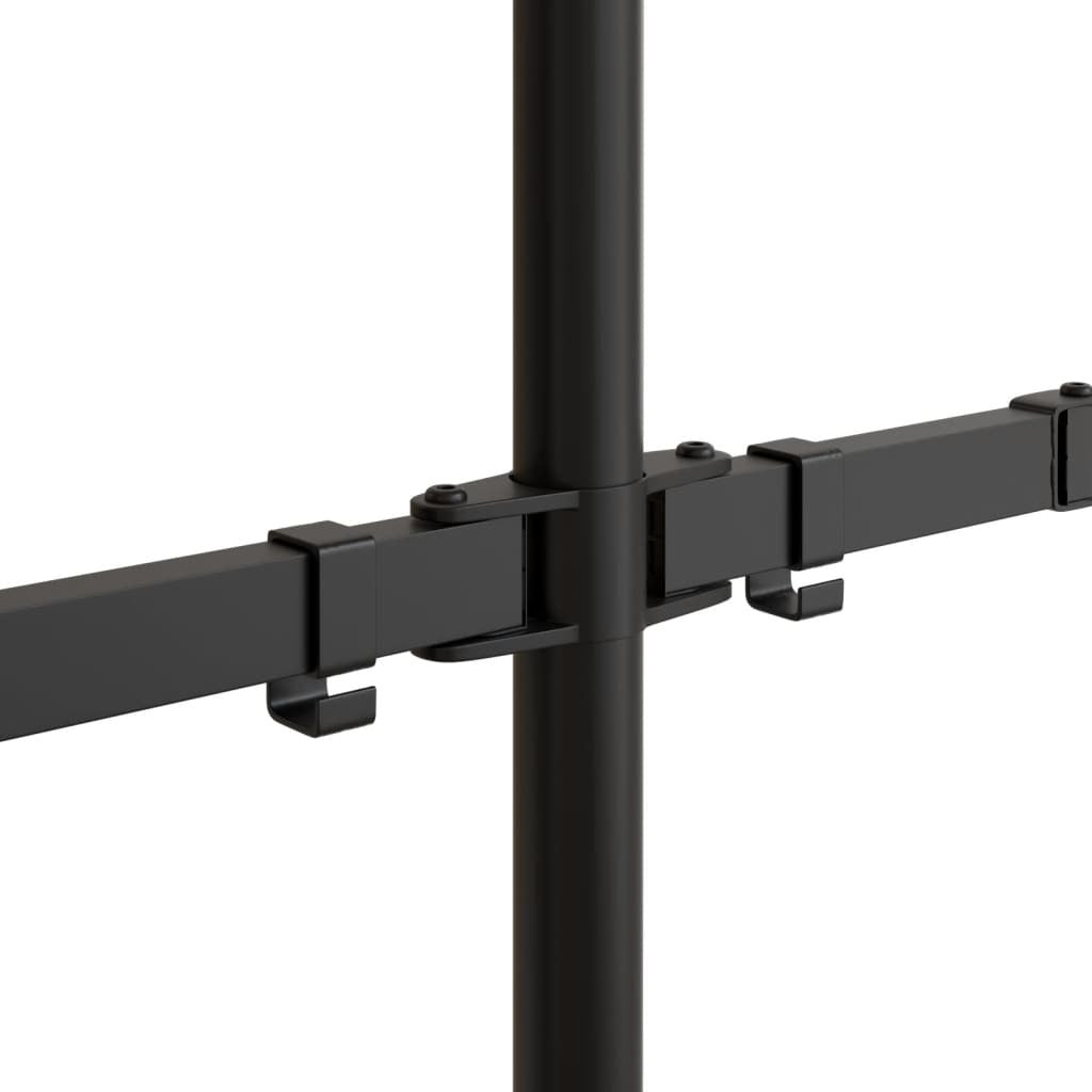 Adjustable Monitor Desk Mount – Steel Arm for 13"-27" Screens, VESA 75/100 mm, Clamp & Grommet
