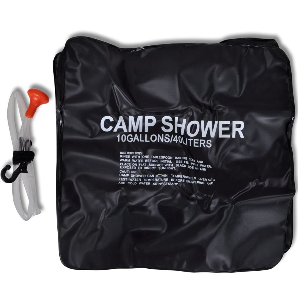 40L Solar Camp Shower – Outdoor Portable Solar Shower for Camping, Hiking, and Outdoor Bathing