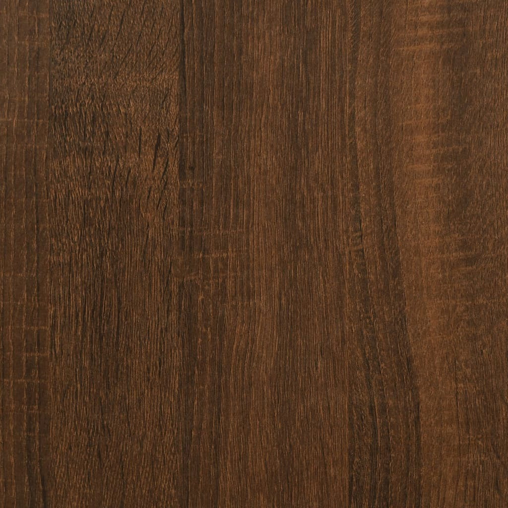 Coffee Table Brown Oak – 90x49x40 cm – Engineered Wood with Metal Frame – Elegant & Functional Living Room Table