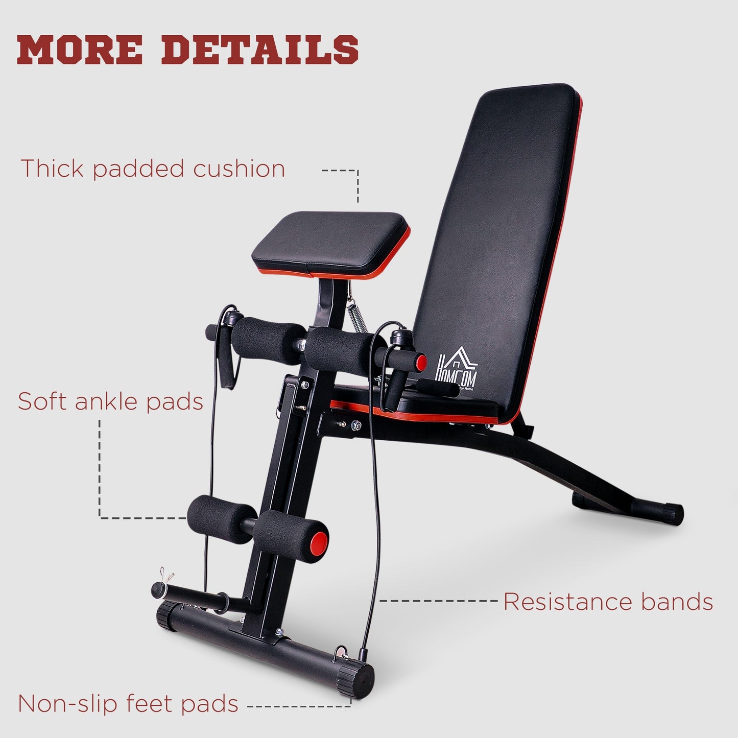 Foldable Dumbbell Bench ā 7 Incline Adjustable Weight Training Bench for Home Gym