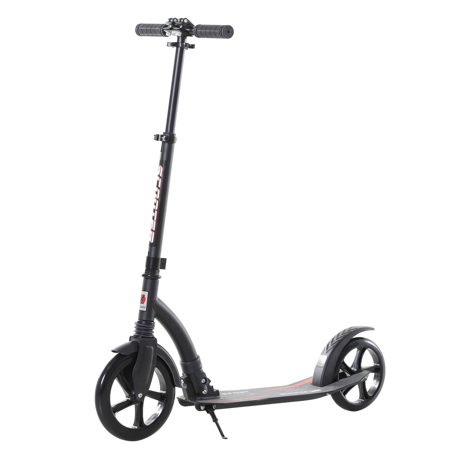 Scooter for Teens & Adults – Adjustable Aluminium Frame, Age 14+, Black