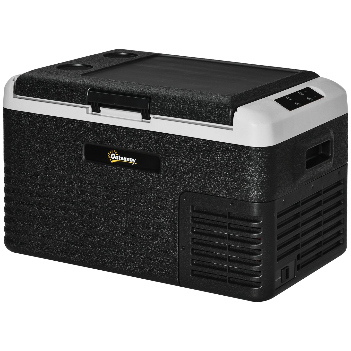 30L 12V Portable Car Refrigerator – Freezer for Camping, Driving, and Outdoor Adventures by Outsunny