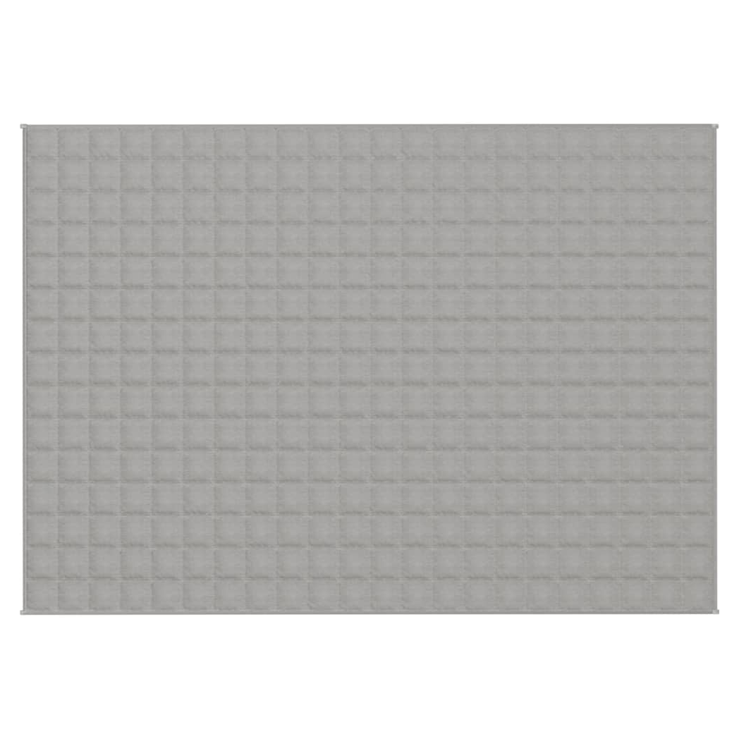 Weighted Blanket – 7kg Grey Cotton Fabric – 155x220 cm | Calming & Hypoallergenic