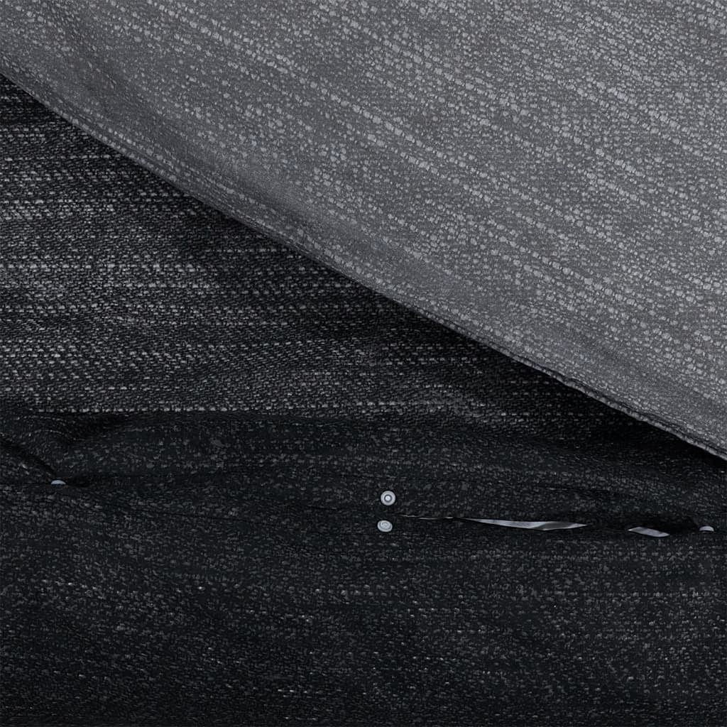Dark Grey Duvet Cover Set – 240x220 cm | 100% Cotton, Wrinkle-Resistant & OEKO-TEX® Certified
