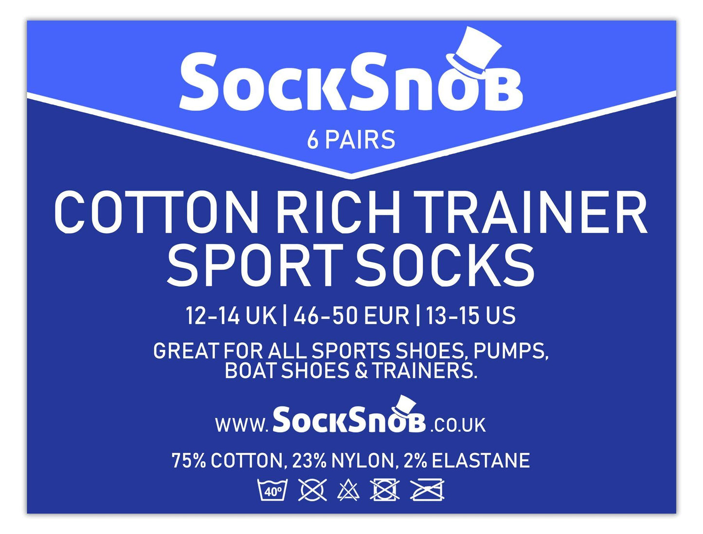 Children's Cotton Trainer Socks – 6 Pack Grey (UK Size 12-13) | Breathable & Soft