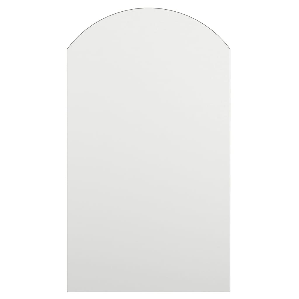LED Wall Mirror – Arch Design, 70x40 cm – Modern Glass Bathroom/Makeup Mirror