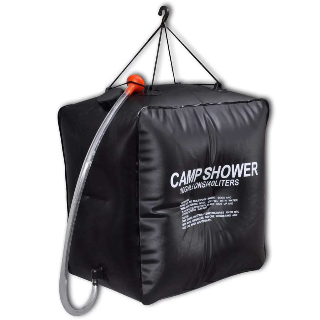 40L Solar Camp Shower – Outdoor Portable Solar Shower for Camping, Hiking, and Outdoor Bathing