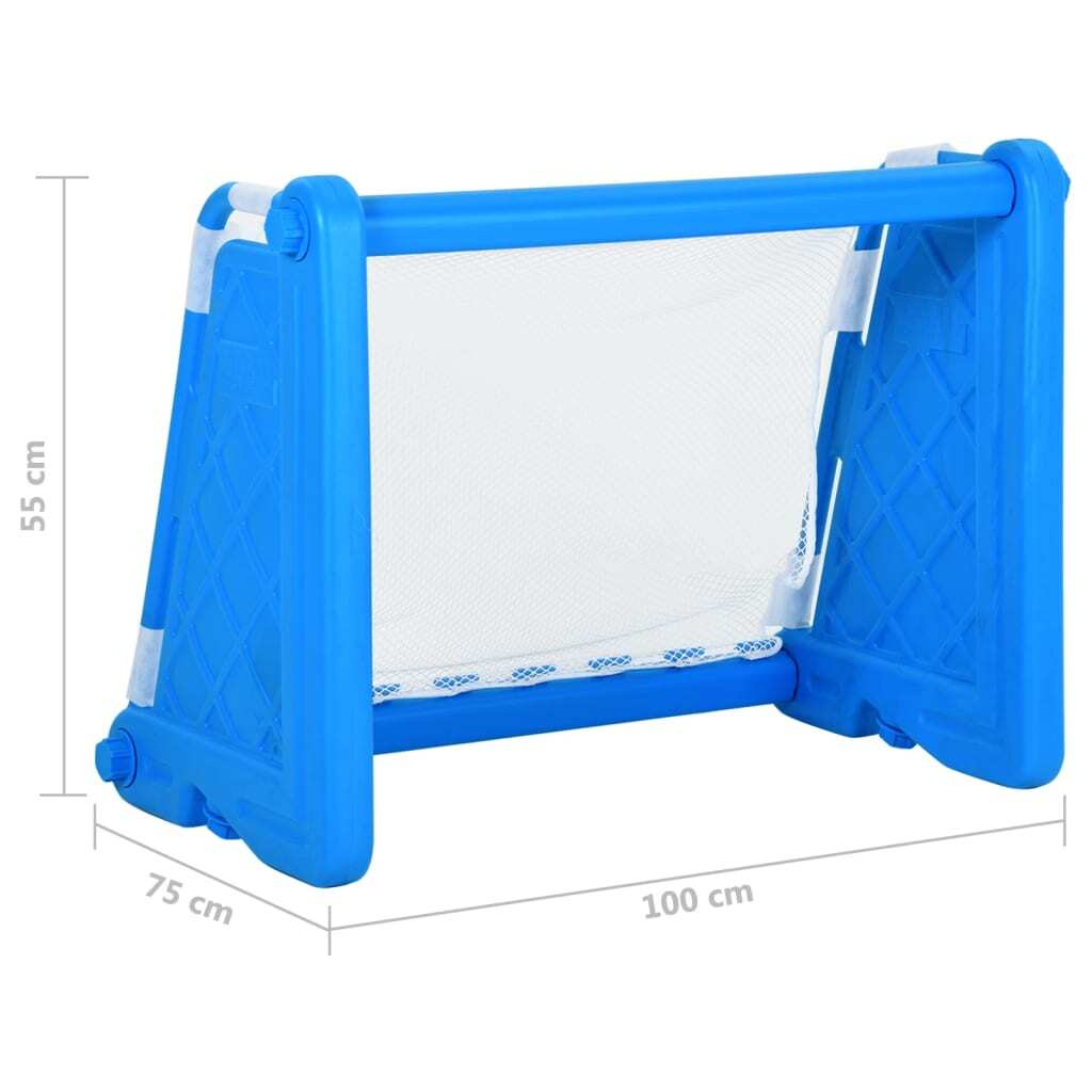 Children's Football Goal 100x75x55 cm – Plastic Frame with Water-Filled Sidewalls