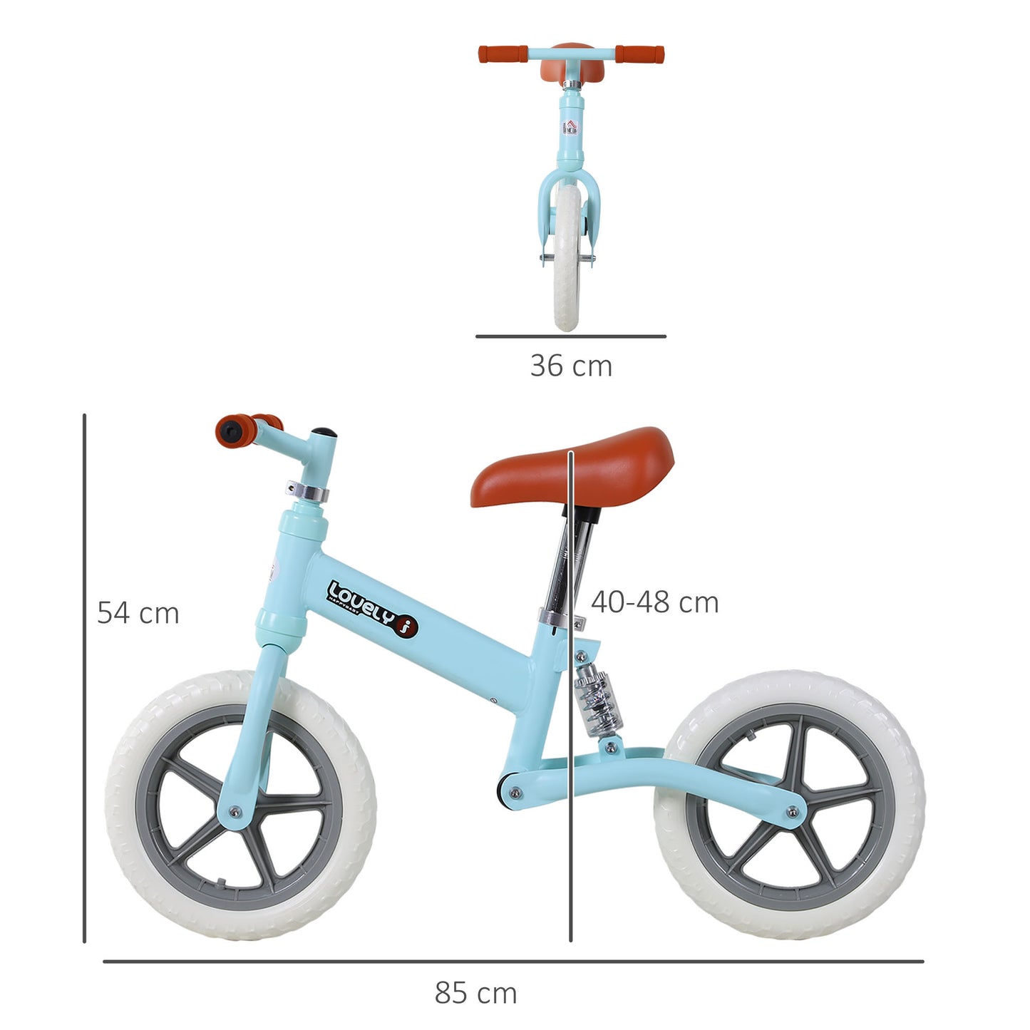 Kids Balance Bike – Adjustable No-Pedal Bicycle for Ages 2-5