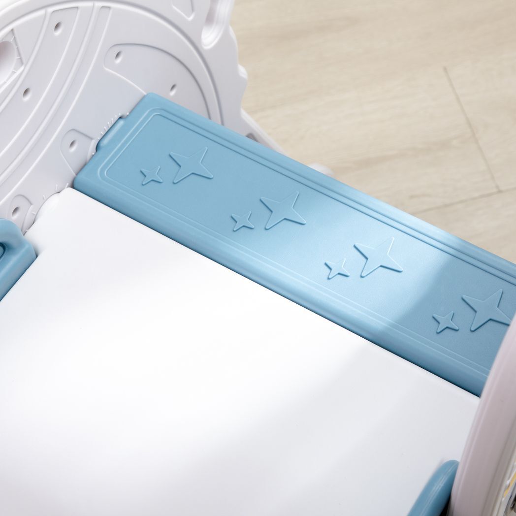 Baby Slide – Freestanding Space Theme Slide for Toddlers 1.5-3 Years | Blue