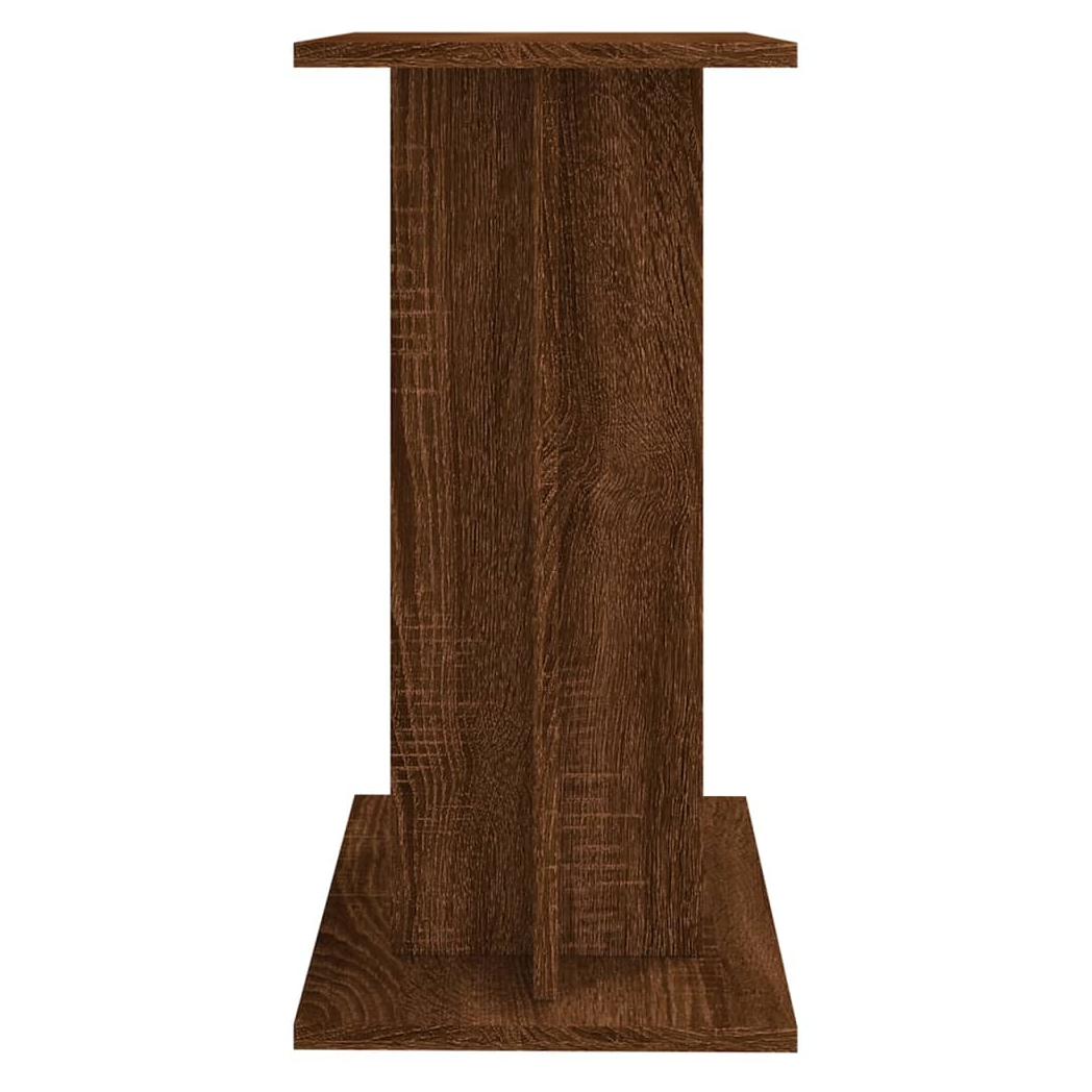Aquarium Stand – Brown Oak Finish – 60x30x60 cm – Engineered Wood Cabinet for Fish Tanks