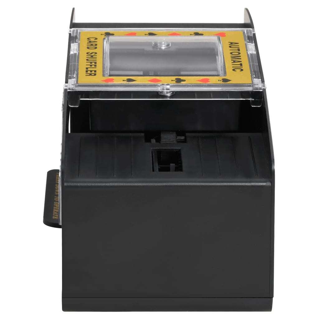 Automatic Card Shuffler – Black for 2 Decks, Battery Powered