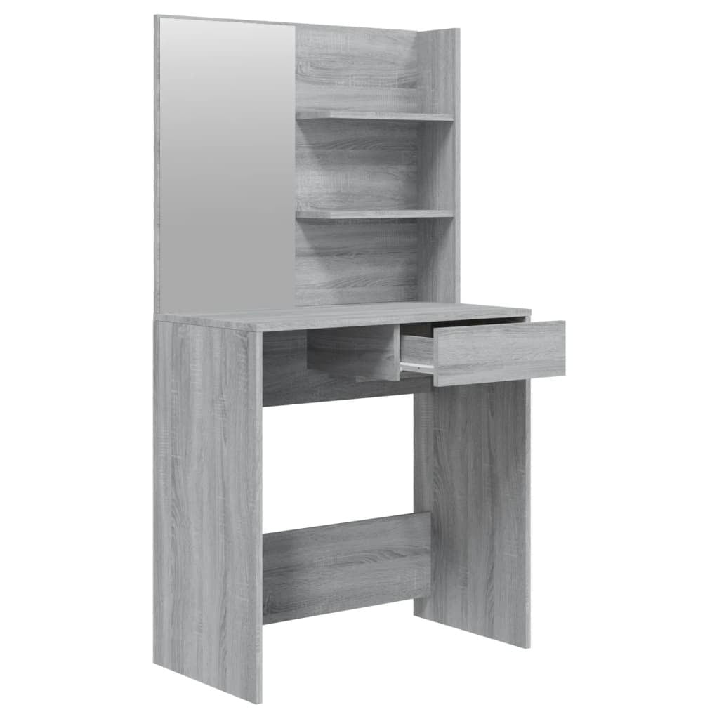 Dressing Table Set Grey