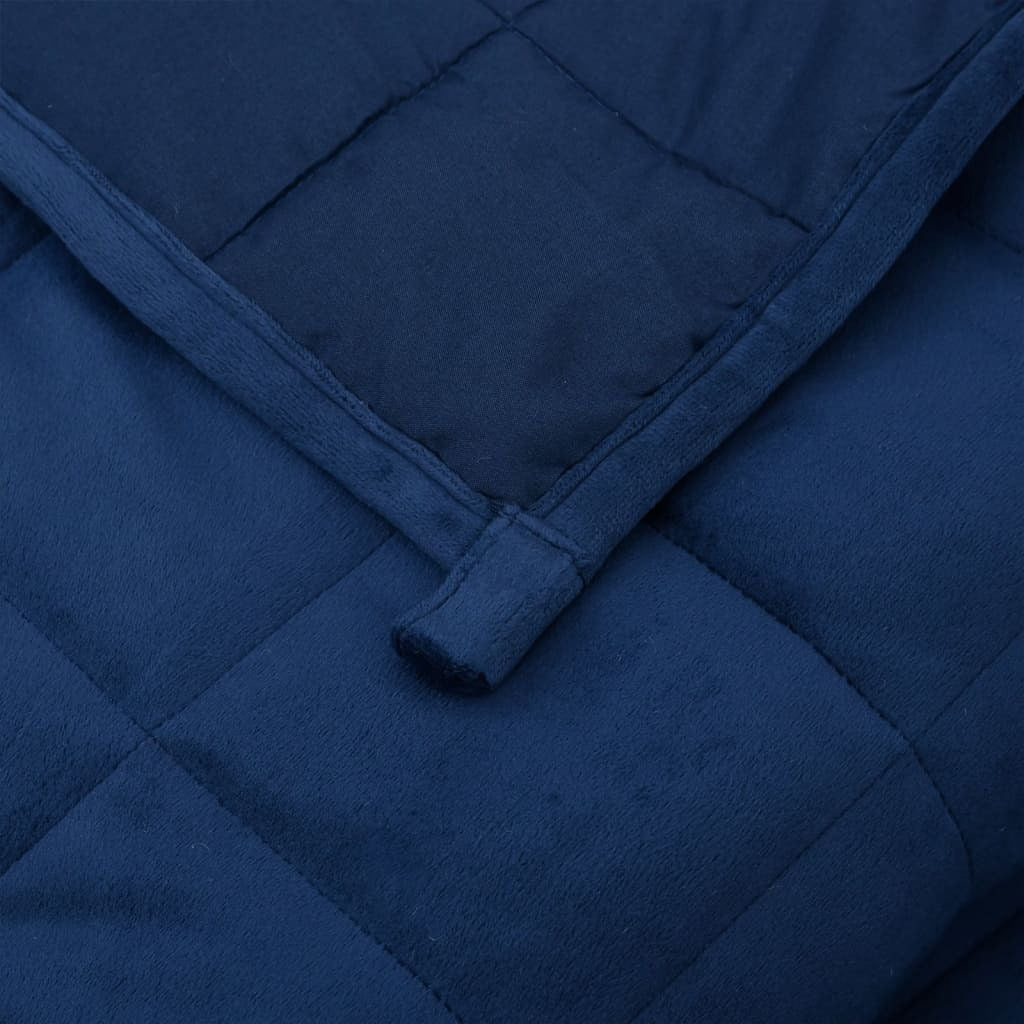 Weighted Blanket Blue 150x200 cm 11 kg Fabric