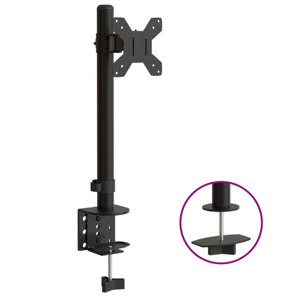 Monitor Mount Black Steel VESA 75/100 mm