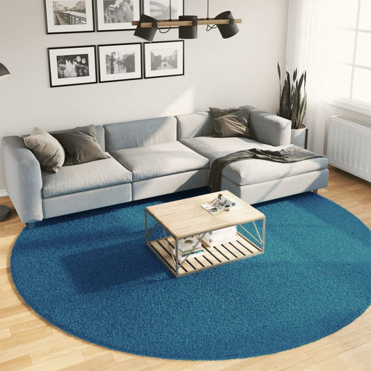 Rug OVIEDO Short Pile Turquoise  280 cm