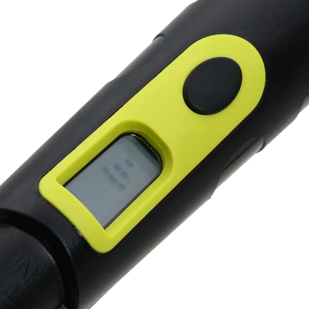 vidaXL Pinpointer Metal Detector with LCD Display Black and Yellow