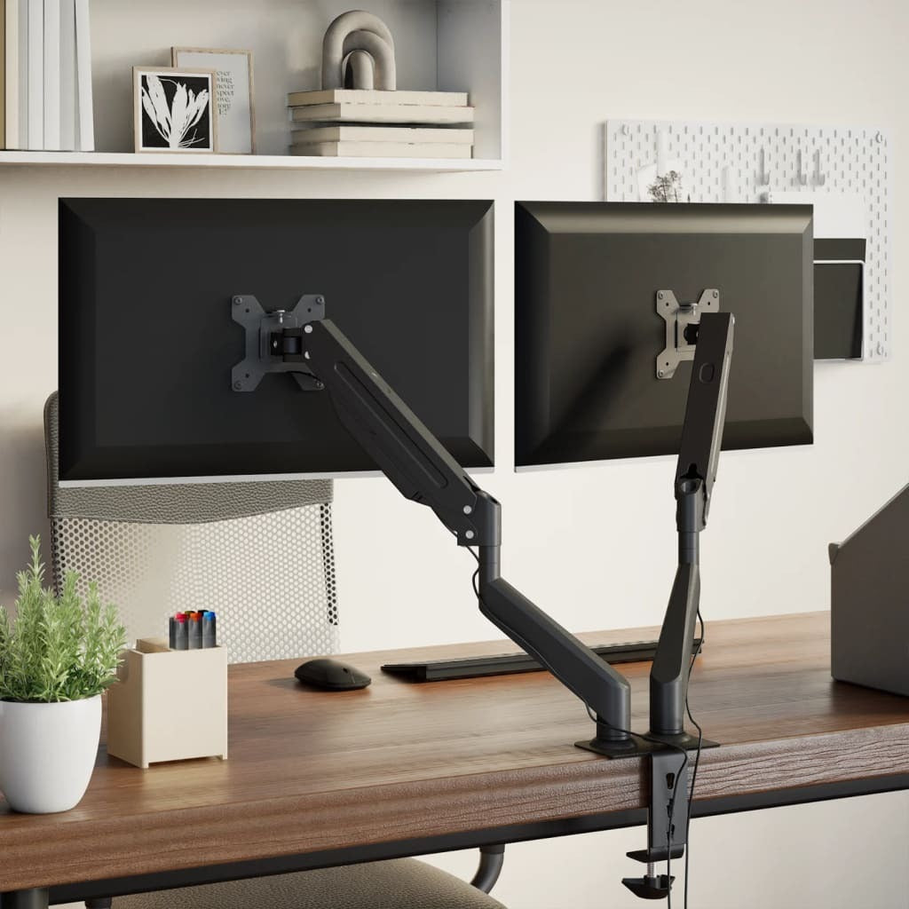 Dual Monitor Arm for Max 27 Inch Screen VESA 75/100 mm 20 kg