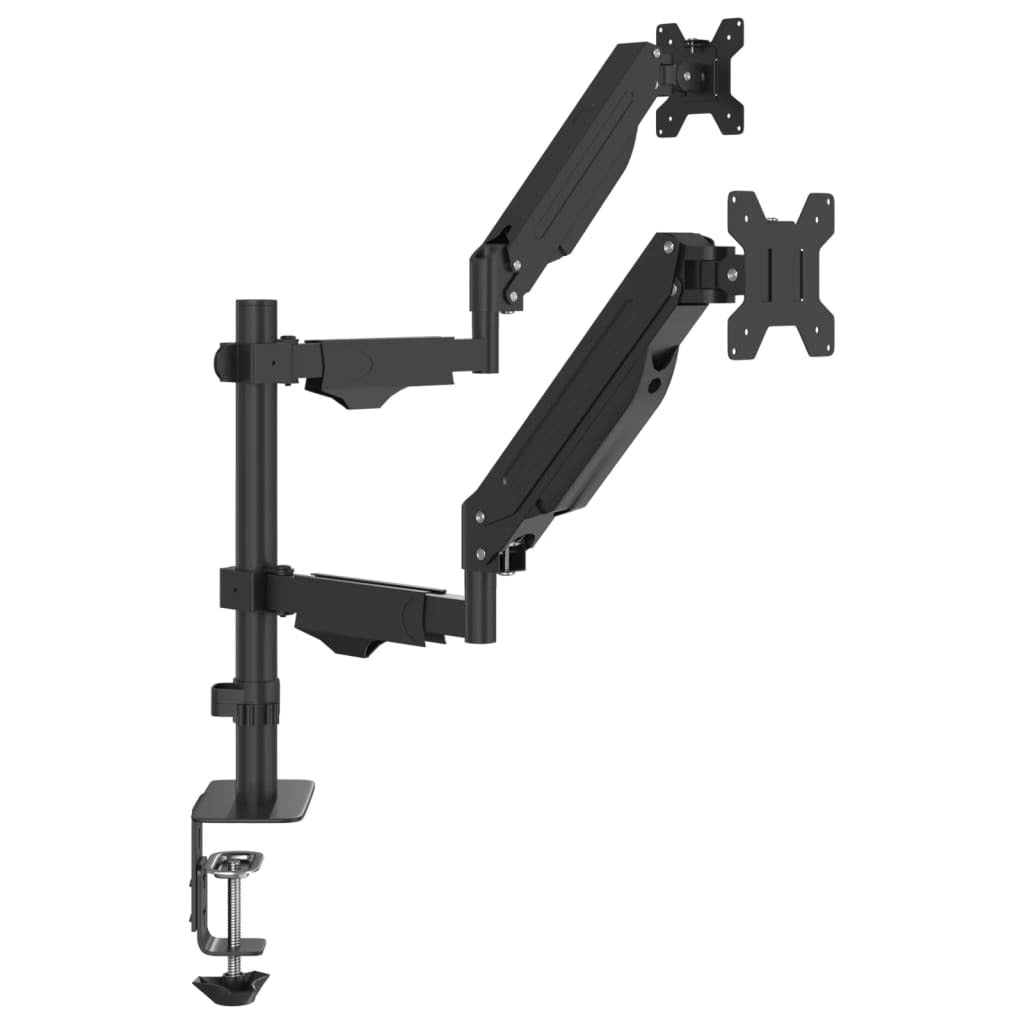 Dual Monitor Arm for Max 27 Inch Screen VESA 75/100 mm 20 kg