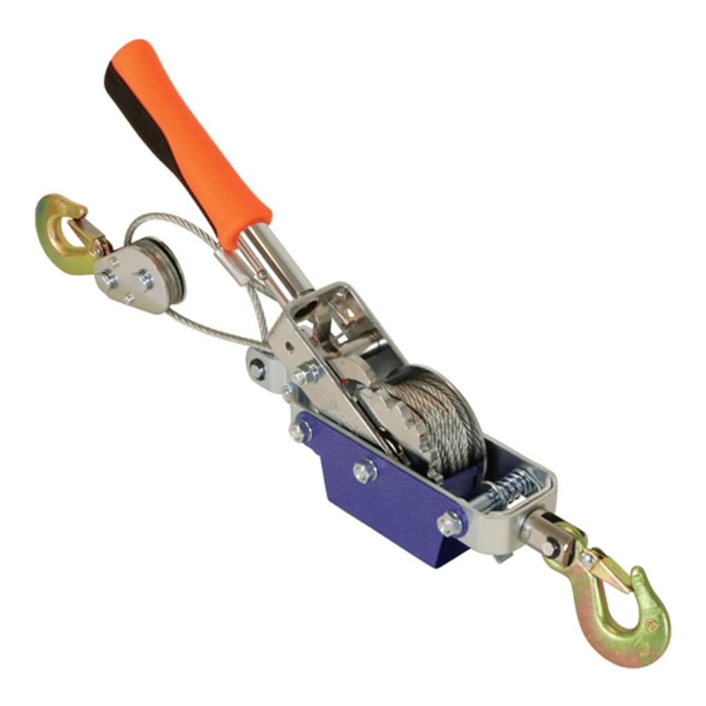 Portable Hand winch with Cable 800 kg