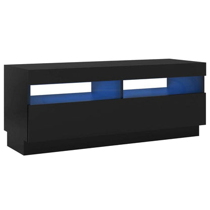 Tv Cabinet With Led Lights Black