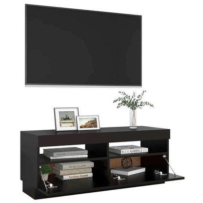 Tv Cabinet With Led Lights Black