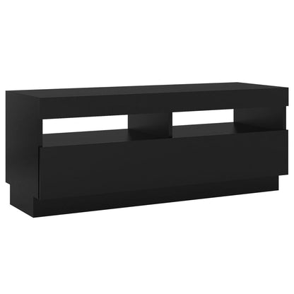 Tv Cabinet With Led Lights Black