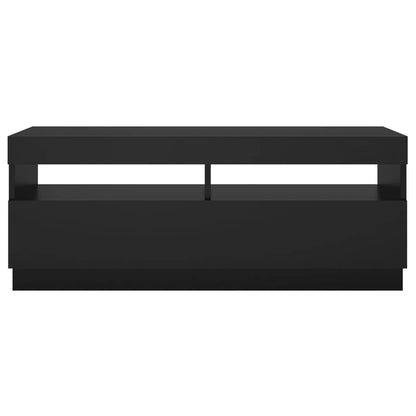 Tv Cabinet With Led Lights Black