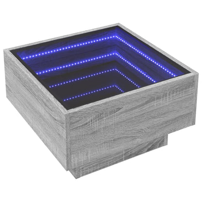 Coffee Table With Led Grey Sonoma
