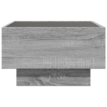 Coffee Table With Led Grey Sonoma