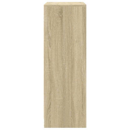 Sideboard With Led Sonoma Oak