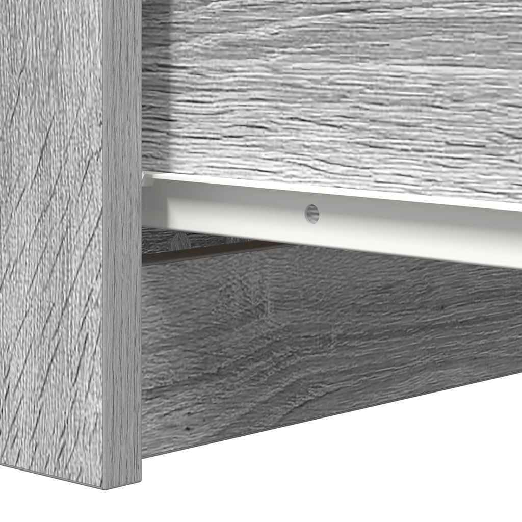 Sideboard Grey Sonoma 37.5x35x76 cm Engineered Wood