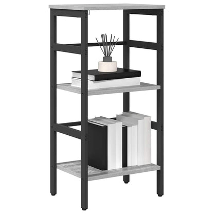 Bookshelf Grey Sonoma 40 x 29.5 x 81 cm Engineered Wood