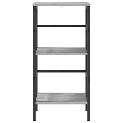 Bookshelf Grey Sonoma 40 x 29.5 x 81 cm Engineered Wood