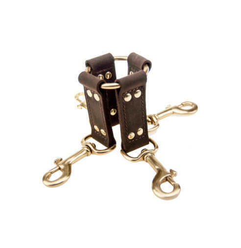 Leather 4 Way Hog Tie