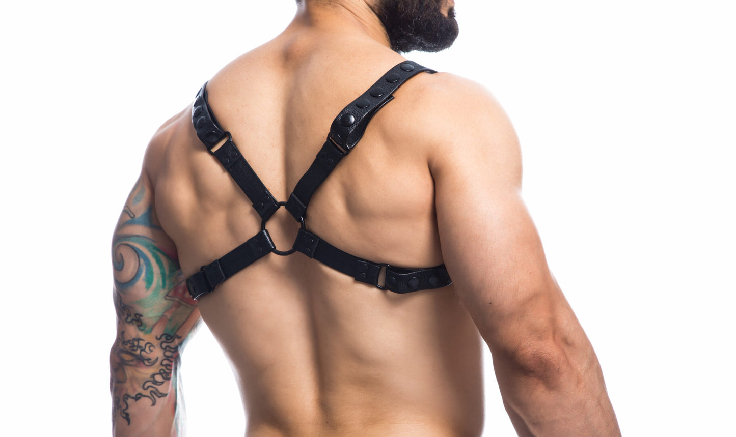 Black Party Harness