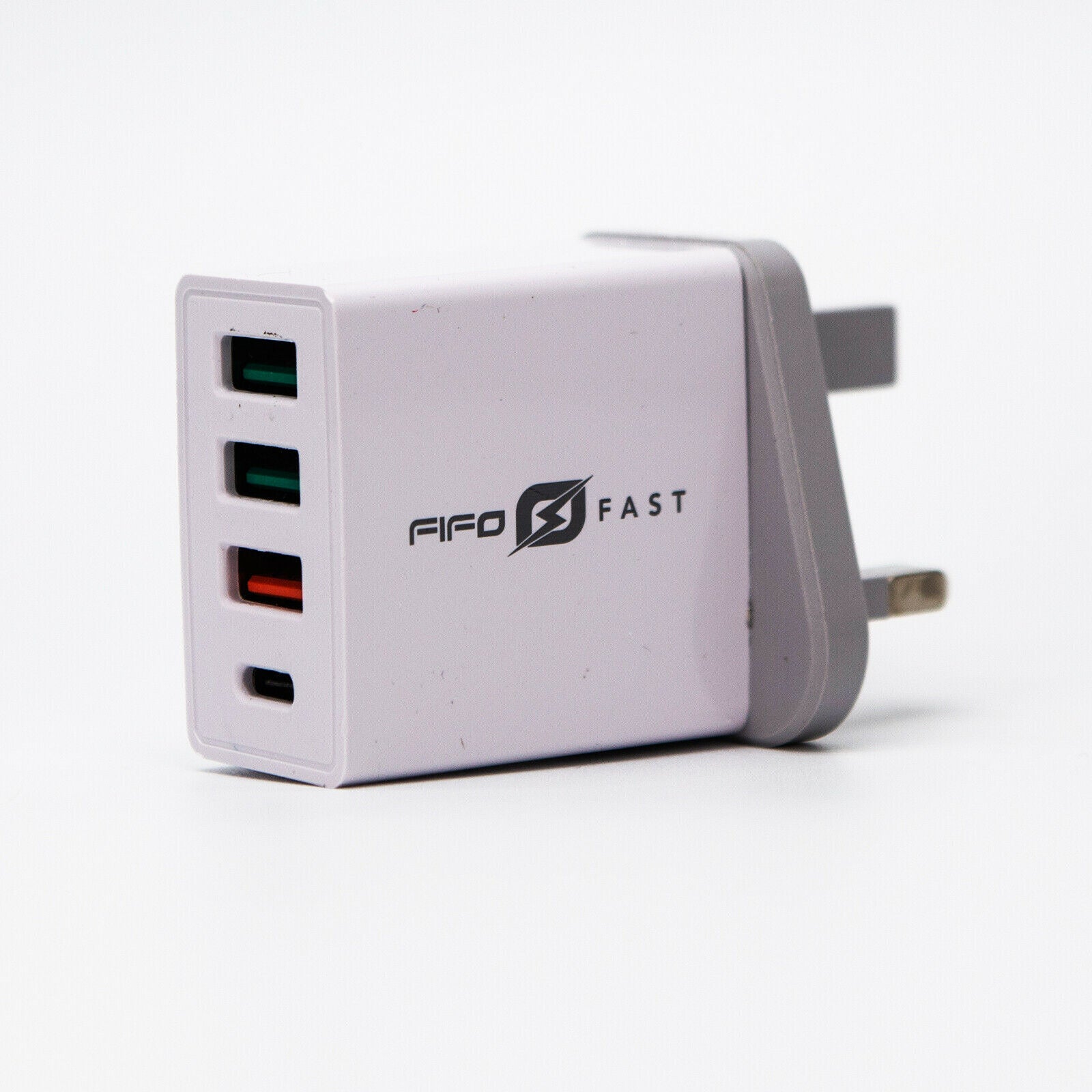 4 Multi-Port Fast PD Quick Charge QC 3.0 USB Type C Hub Wall Charger Adapter 33W