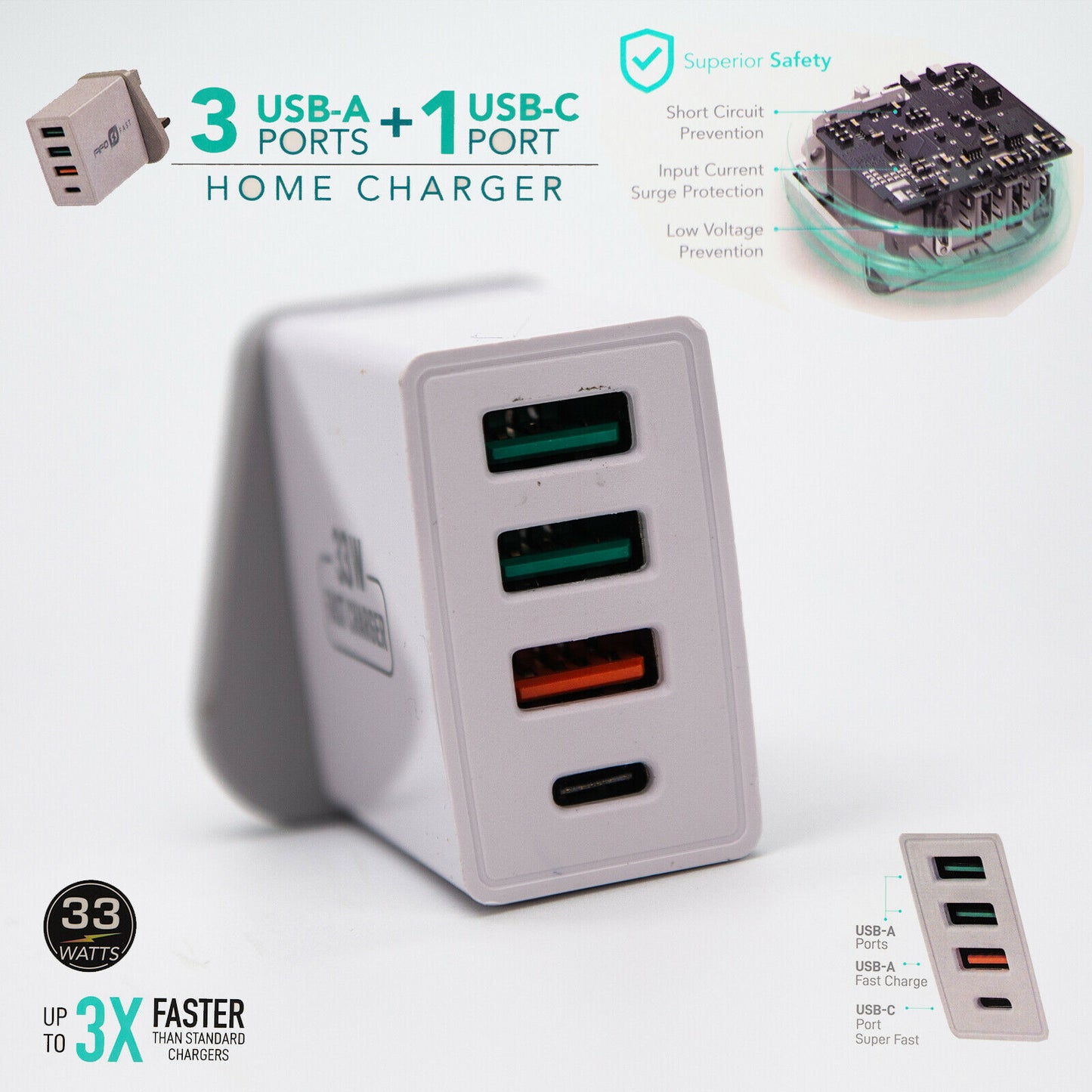 Quick Charge QC 3.0 USB Type C