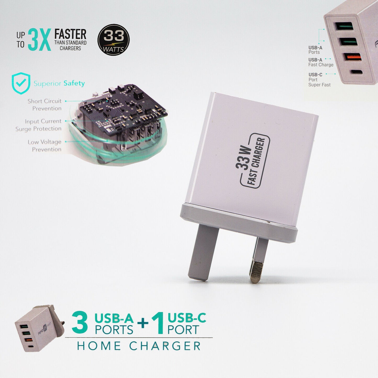 Quick Charge QC 3.0 USB Type C