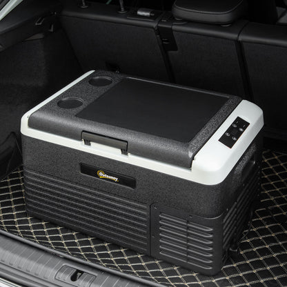 30L 12V Portable Car Refrigerator – Freezer for Camping, Driving, and Outdoor Adventures by Outsunny