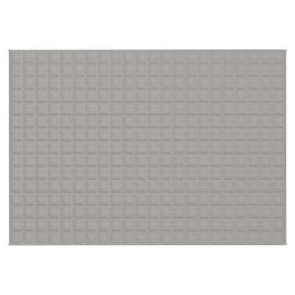Weighted Blanket – 7kg Grey Cotton Fabric – 155x220 cm | Calming & Hypoallergenic