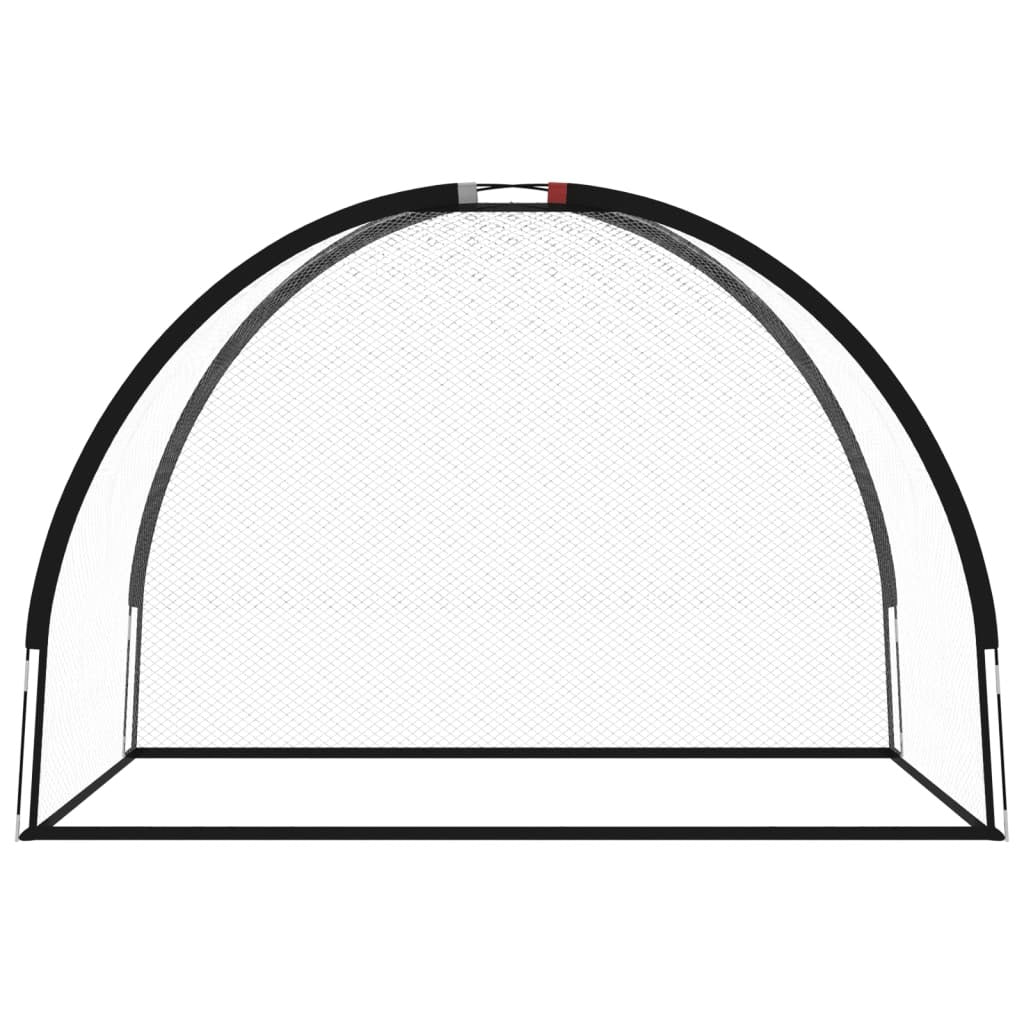 Golf Practice Net Black 300x150x210 cm Polyester