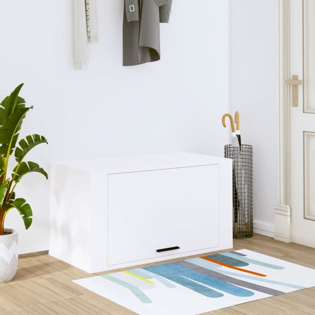 Wall-mounted Shoe Cabinet White 