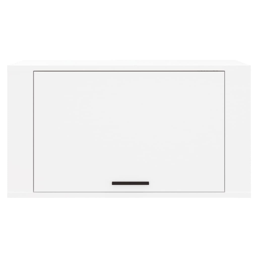 vidaXL Wall-mounted Shoe Cabinet White 70x35x38 cm Engineered Wood