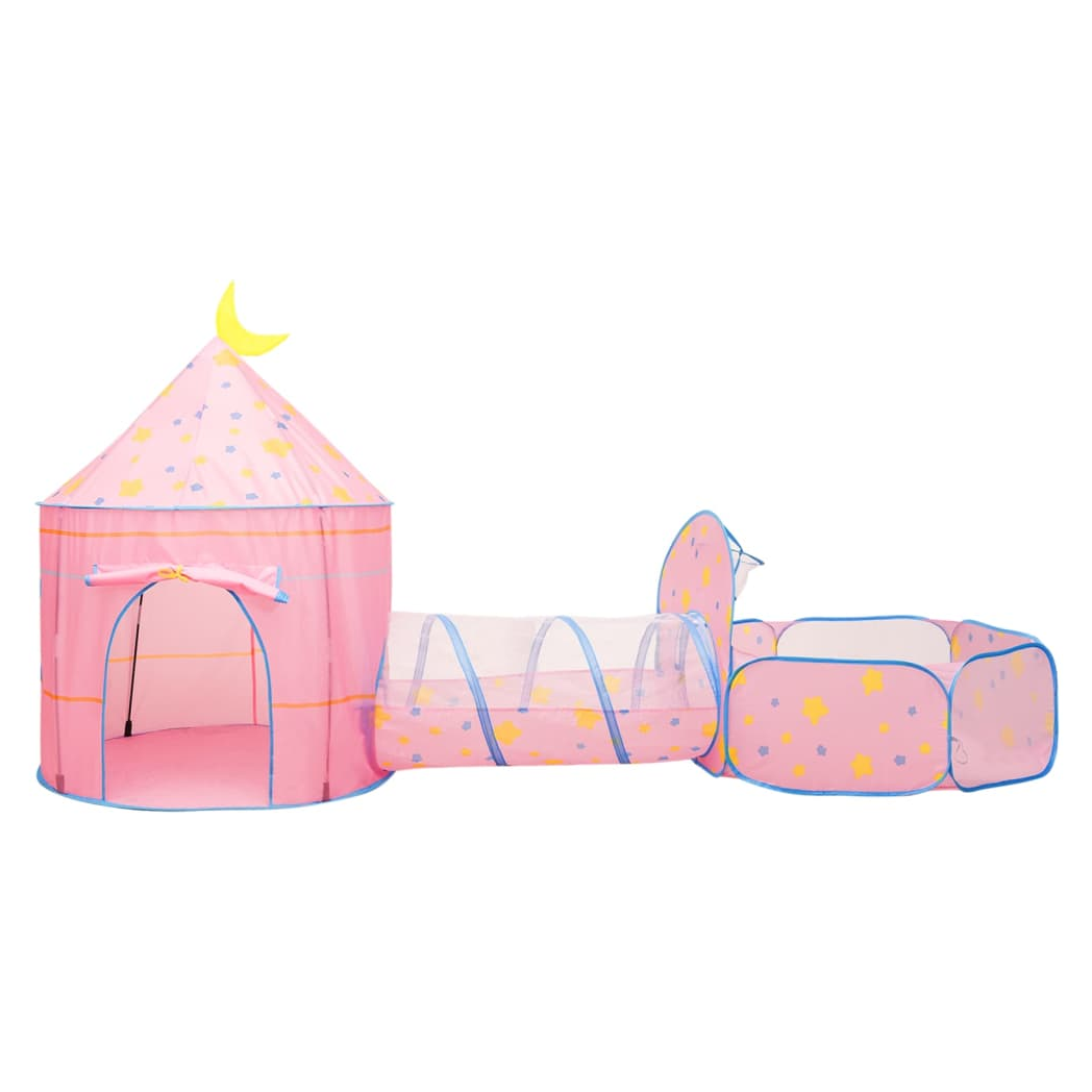 Children Play Tent with 250 Balls Pink 301x120x128 cm