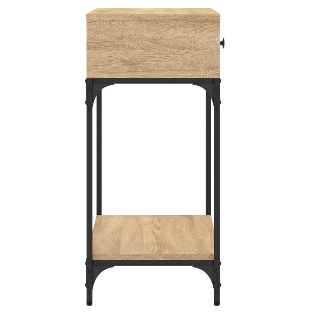 Console Table Sonoma Oak 75x34.5x75 cm Engineered Wood