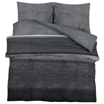 Dark Grey Duvet Cover Set – 240x220 cm | 100% Cotton, Wrinkle-Resistant & OEKO-TEX® Certified