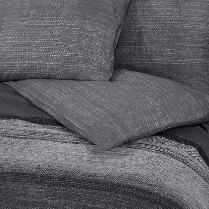 Dark Grey Duvet Cover Set – 240x220 cm | 100% Cotton, Wrinkle-Resistant & OEKO-TEX® Certified